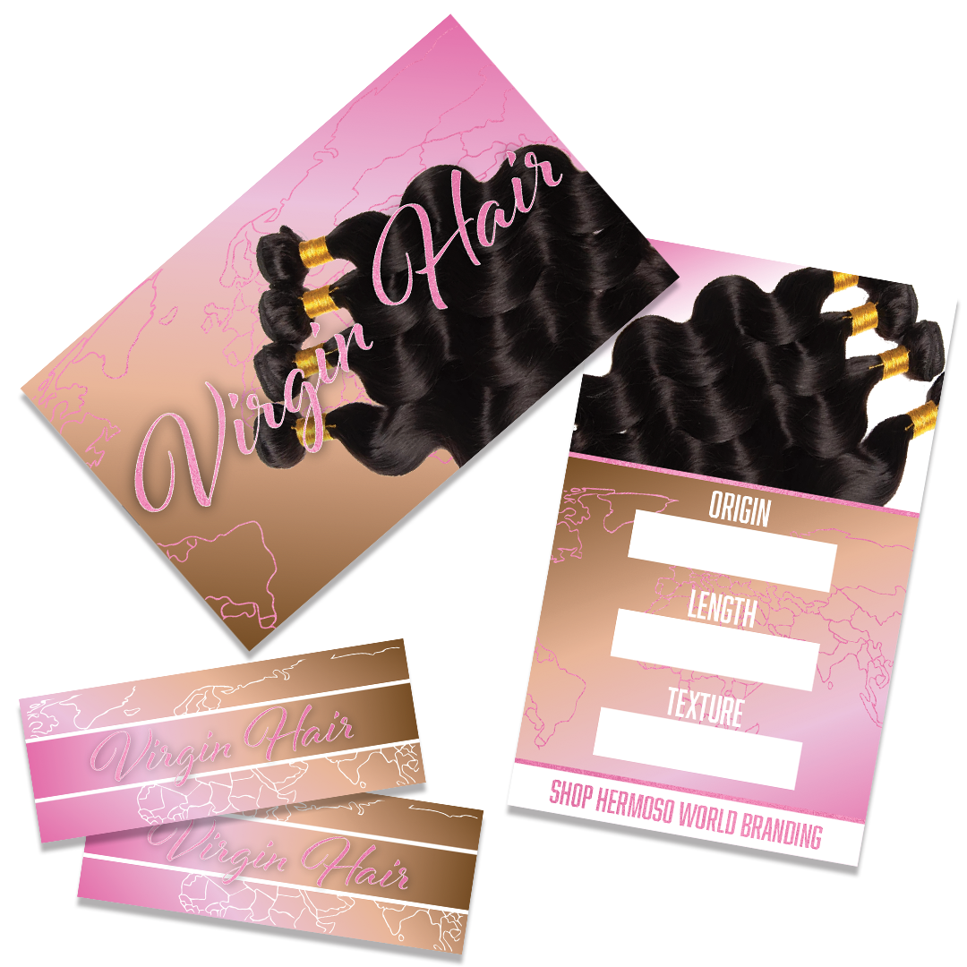 Hair Wrap & Hair Tag Design