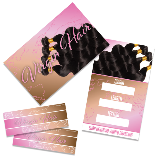 Hair Wrap & Hair Tag Design