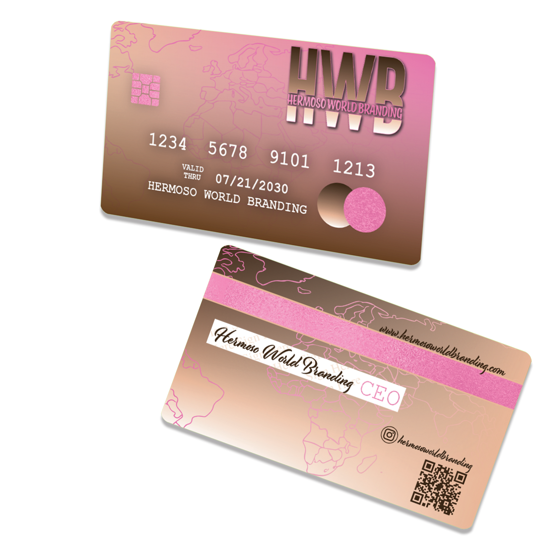 Credit Card Style Business Card Design